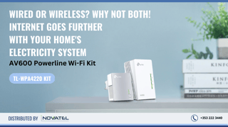Reference Image: The TL-WPA4220 Extends Your Network Via Existing Electrical Circuitry.