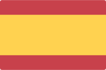 The flag of Spain, two horizontal stripes red and yellow