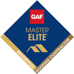 GAF Master Elite logo, residential roofing contractor
