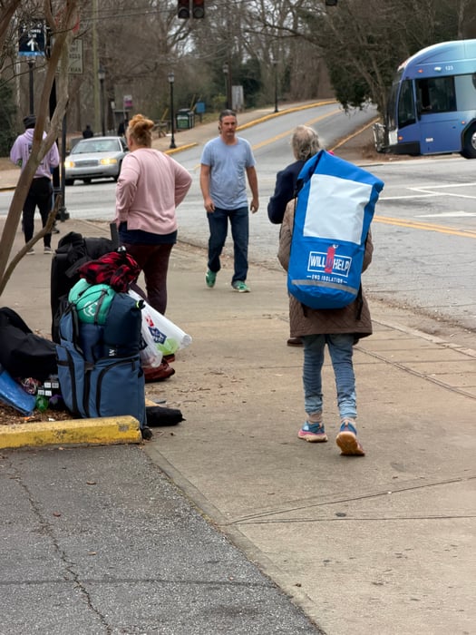 Our Second Backpack Design in Use