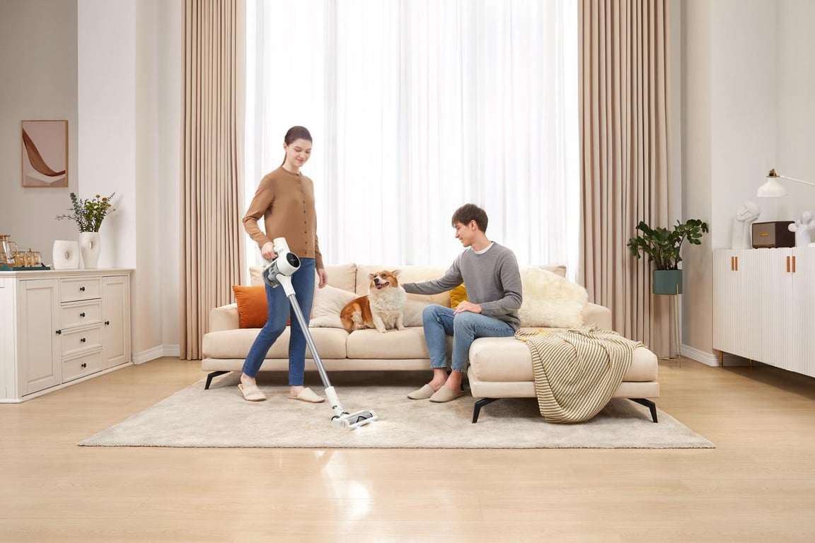 R10 Pure cleaning in the living room