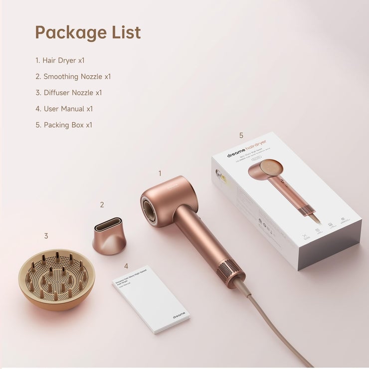 Dreame Hair Glory Combo High-Speed Hair Dryer