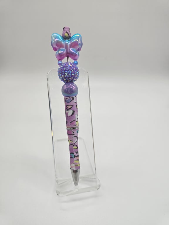 Purple Butterfly Ballpoint Pen