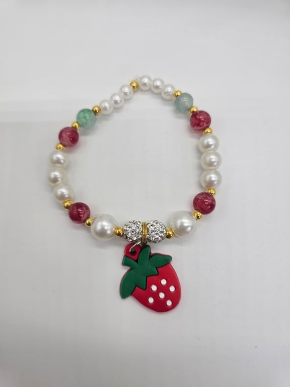 Strawberry Fields Stretch Bracelet — photo 2
