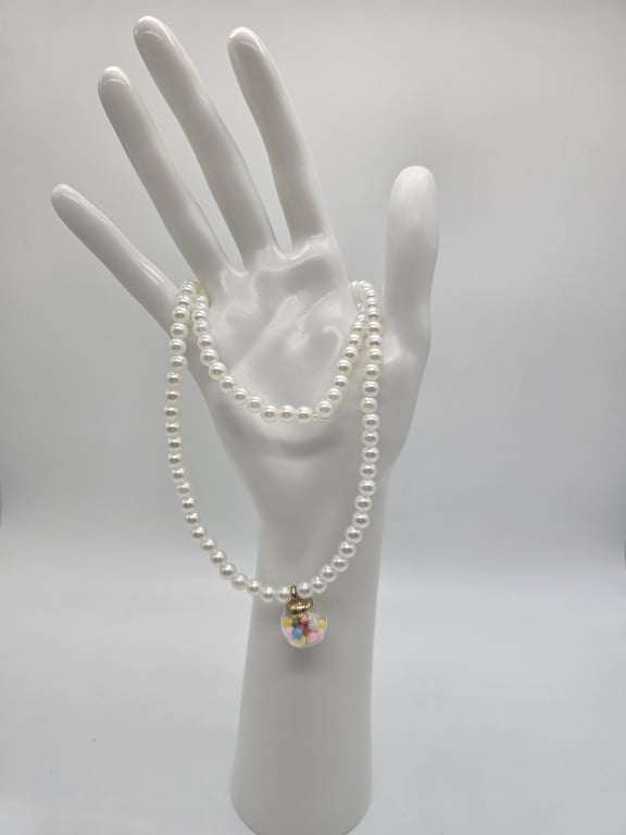 Iridescent Charm Necklace