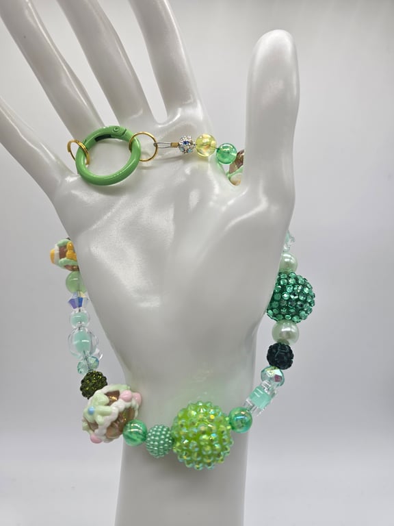 Lime Green Phone Wristlet