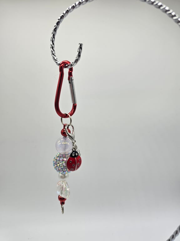 Red Ladybug Keychain
