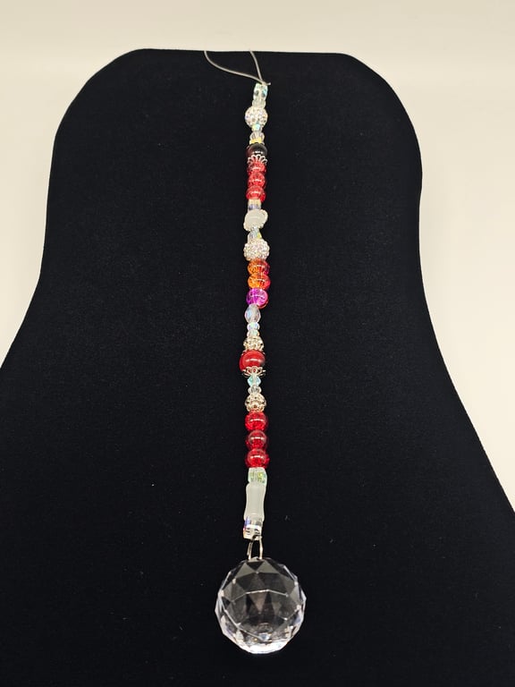 Rainbow Prism Beaded Sun Catcher