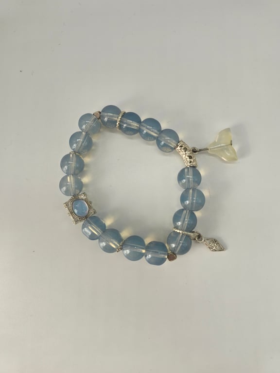 Blue and Silver Charm Bracelet — photo 2