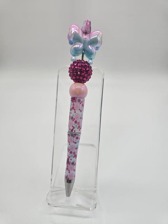 Pink Butterfly Ballpoint Pen
