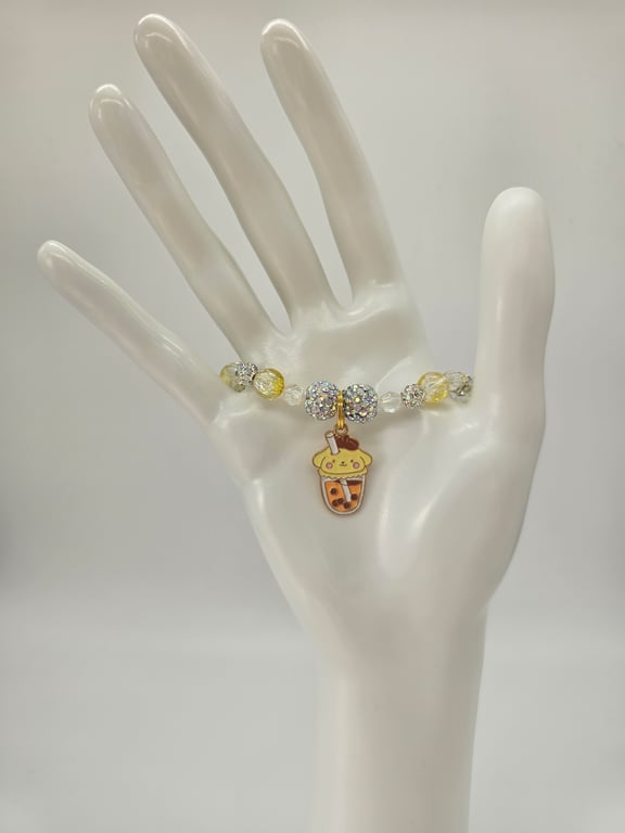 Sunshine Boba Charm Bracelet