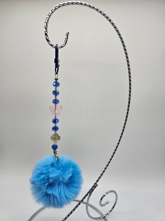 Blue Butterfly Keychain