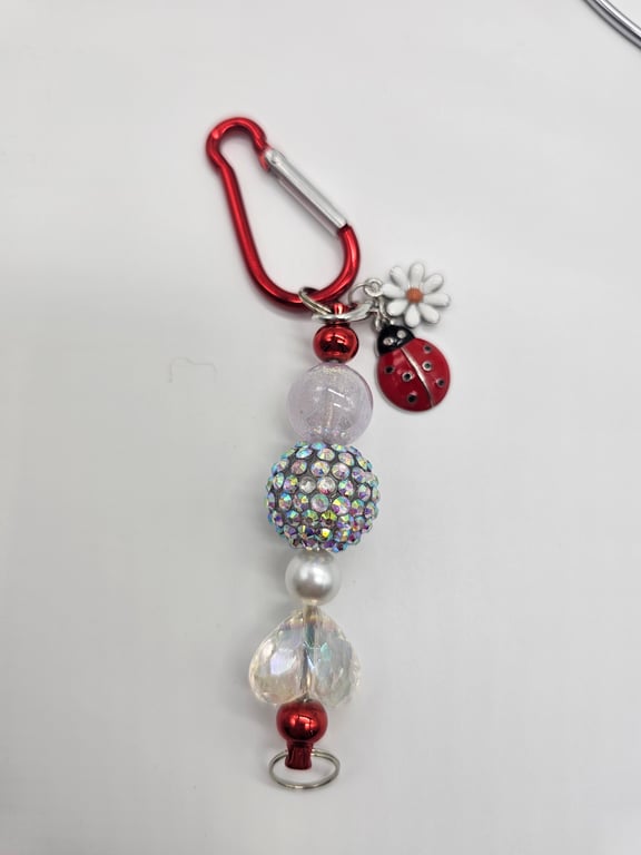 Red Ladybug Keychain — photo 2