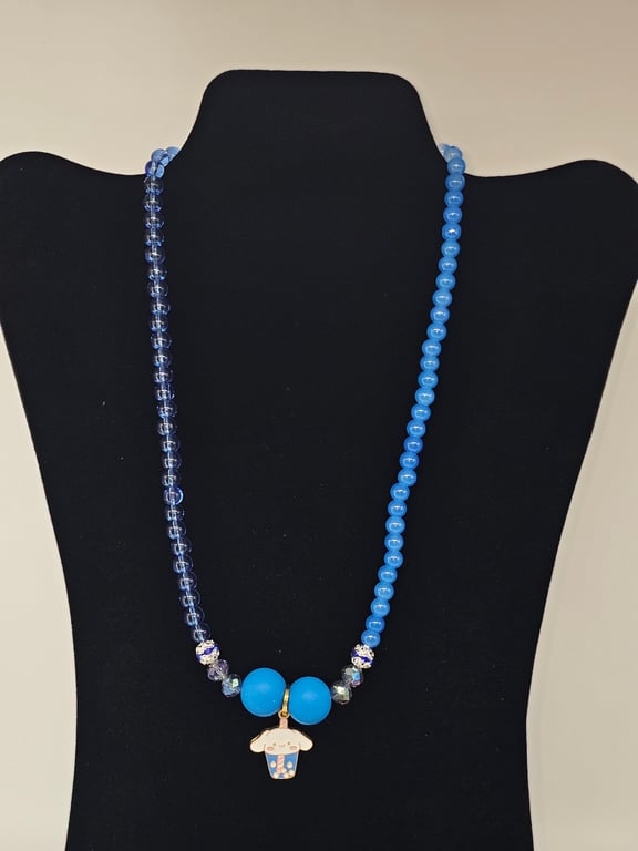 Sky Blue Cinnamoroll Boba Necklace