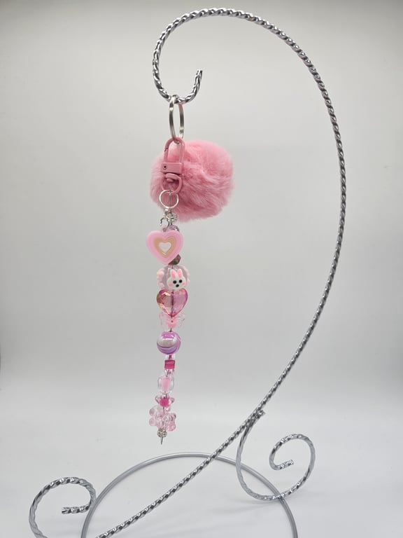 Pink Love Keychain — photo 1