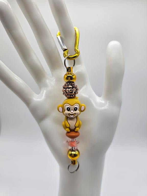 Yellow Monkey Keychain
