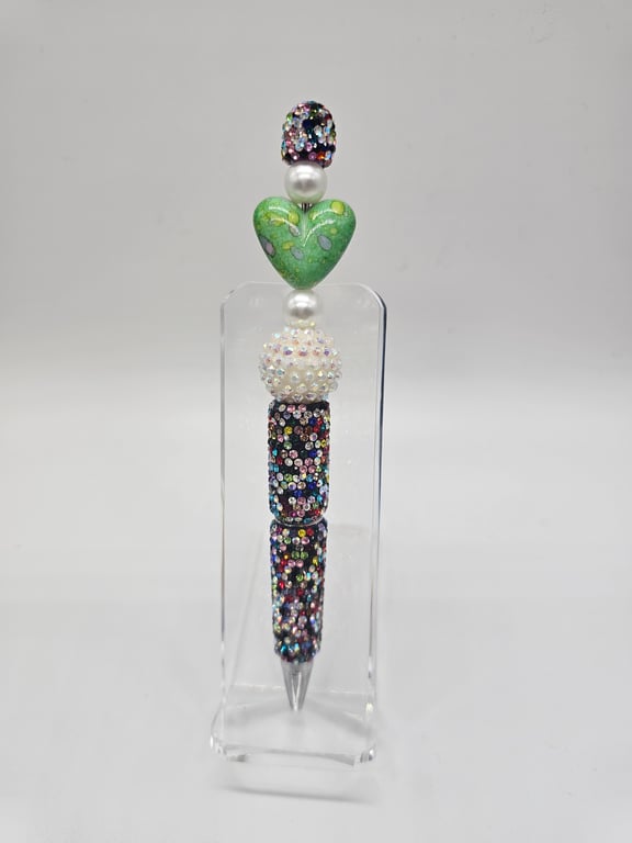 Green Heart Ballpoint Pen