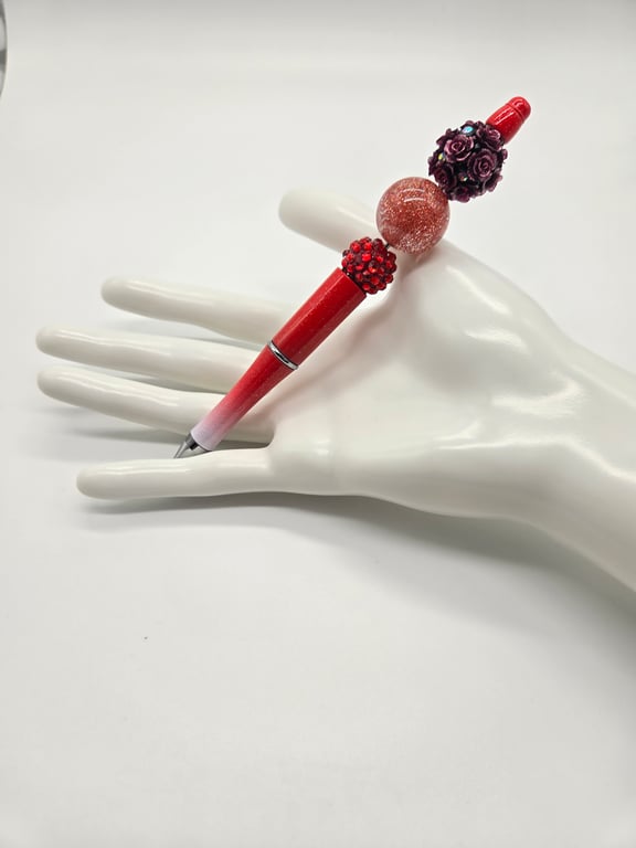 Red Sparkle Ballpoint Pen