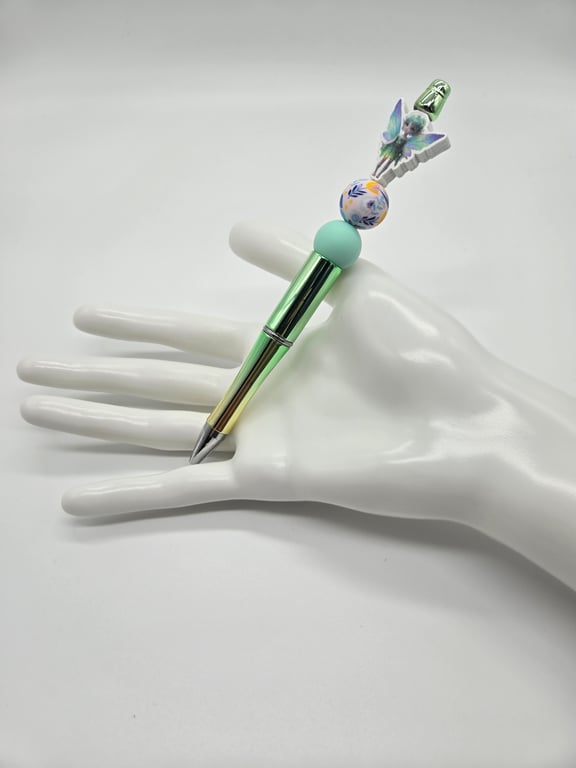 Minty Butterfly Pen