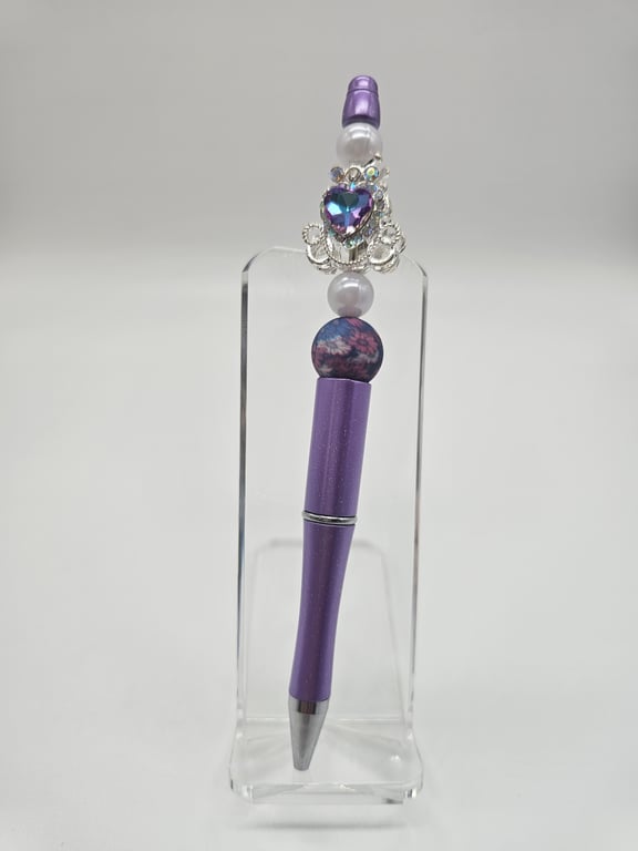 Purple Charm Ballpoint Pen