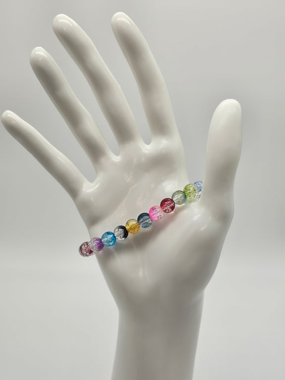 Rainbow Sparkle Stretch Bracelet