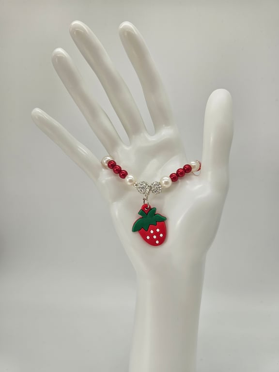 Strawberry Charm Bracelet