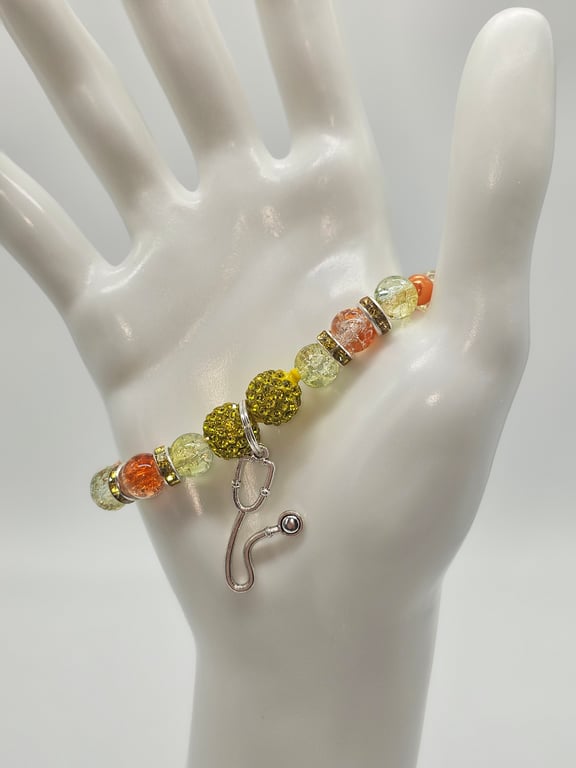 Autumn Harvest Beaded Bracelet