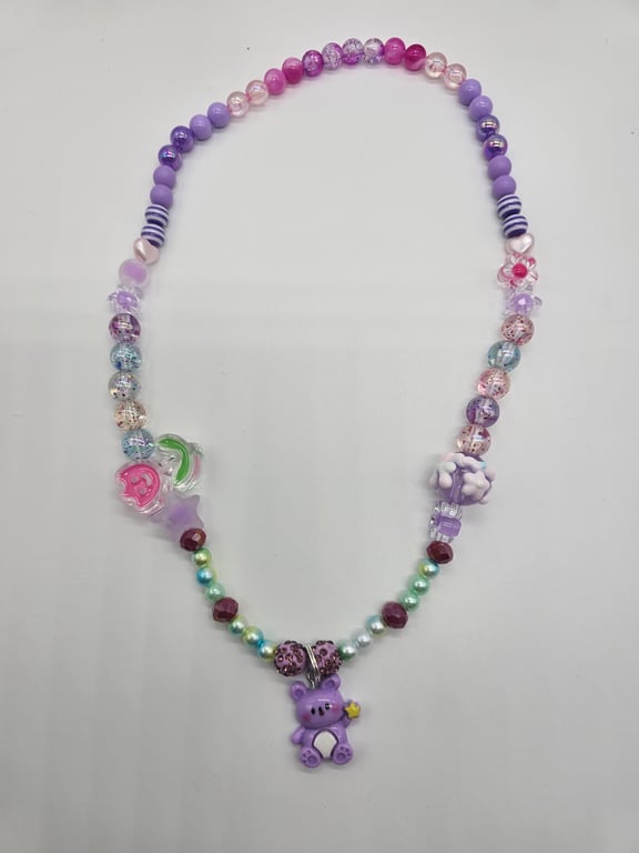 Purple Bear Necklace — photo 2