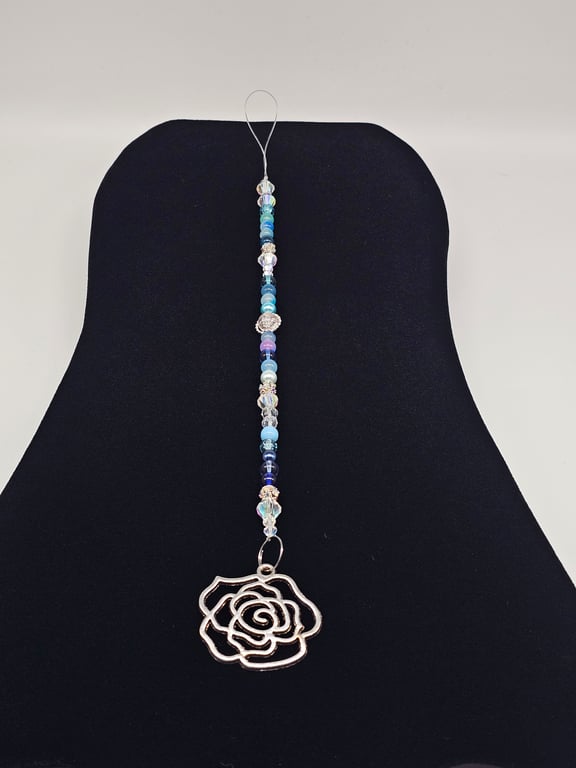 Sky Blue Charm Suncatcher