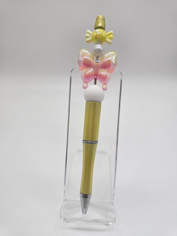 Yellow Butterfly Ballpoint Pen