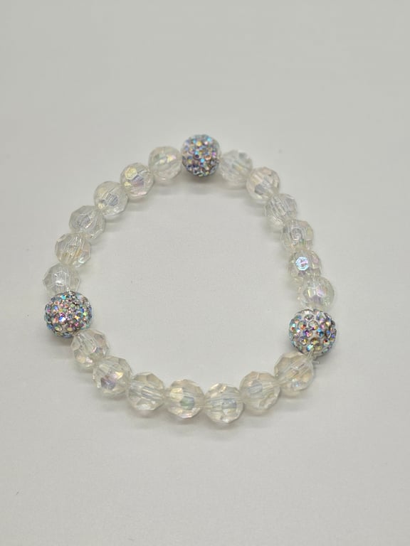 Icy Crystal Bead Bracelet — photo 2
