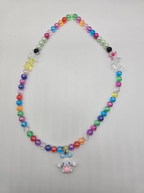 Rainbow Bunny Necklace — photo 2