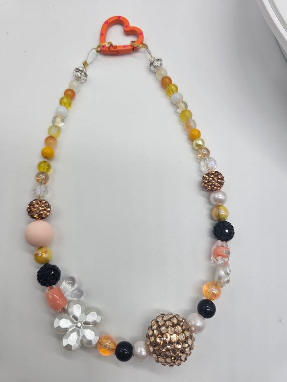 Sweetheart Orange Charm Bracelet — photo 2
