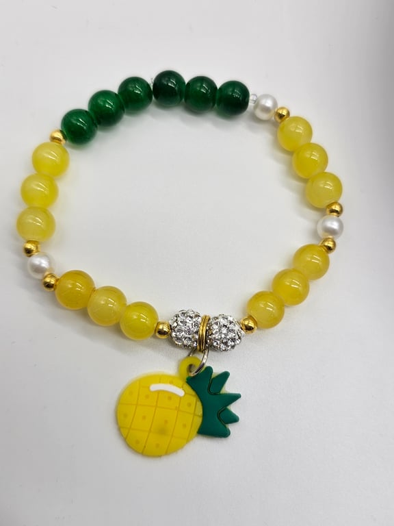 Golden Pineapple Charm Bracelet — photo 2
