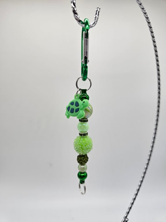 Green Turtle Keychain