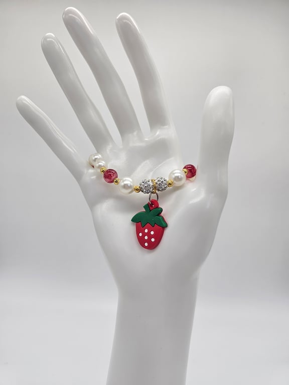 Strawberry Fields Stretch Bracelet