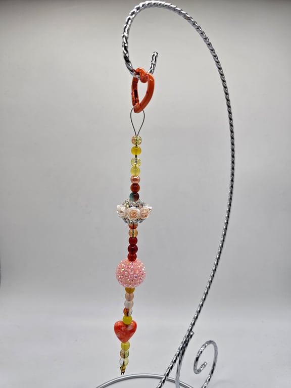 Sunset Charm Keychain