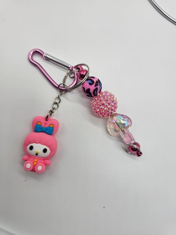Pink Keychain with My Melody Charm — photo 2