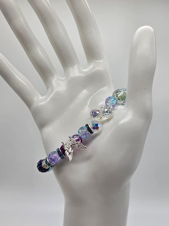 Purple Butterfly and Ambulance Delight Bracelet