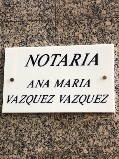 Notara Ana Mara Vzquez Vzquez