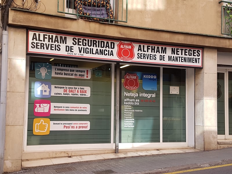 ALFHAM - Empresa de LIMPIEZA y SEGURIDAD en Barcelona