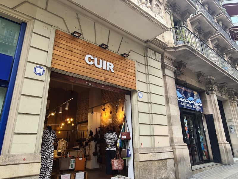 CUIR BCN Barcelona, botiga de bolsos de pell a Barcelona