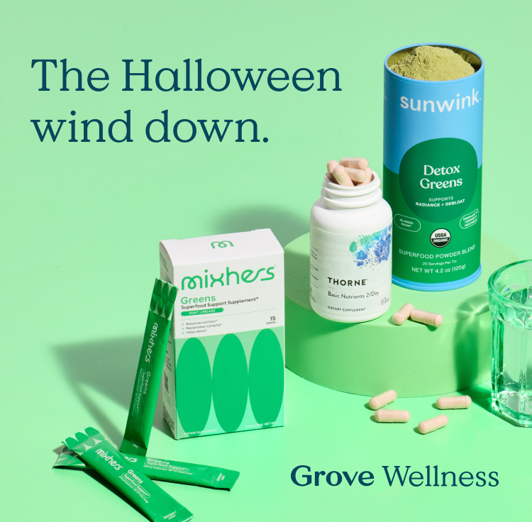 The Halloween wind down. Grove Wellness