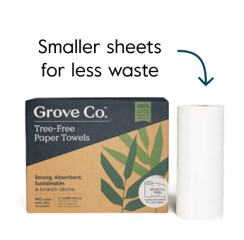 Smaller sheets for less waste