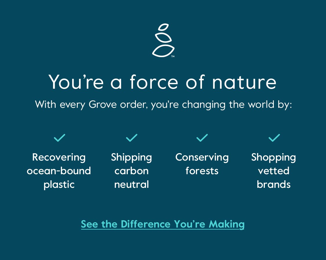 You’re a force of nature - See the Difference You’re Making