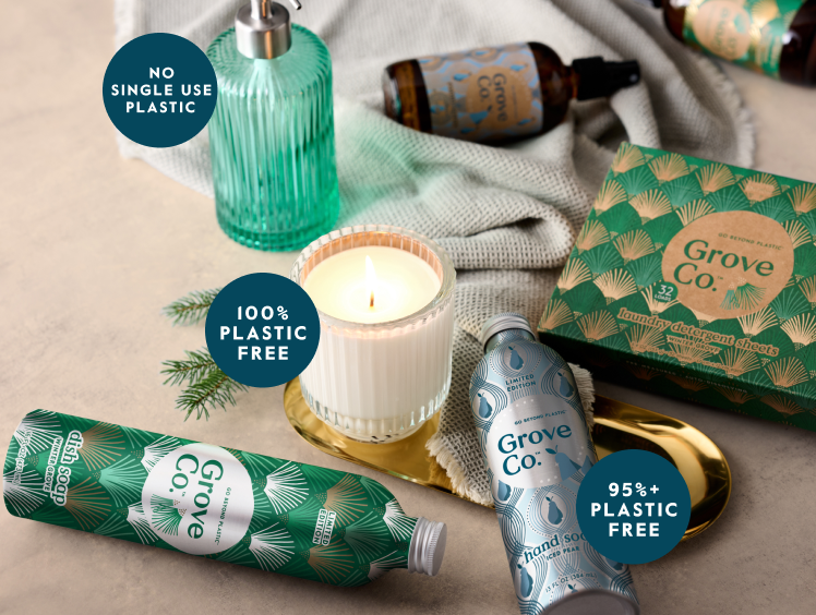 NO SINGLE USE PLASTIC - 100% PLASTIC FREE - 95%+ PLASTIC FREE