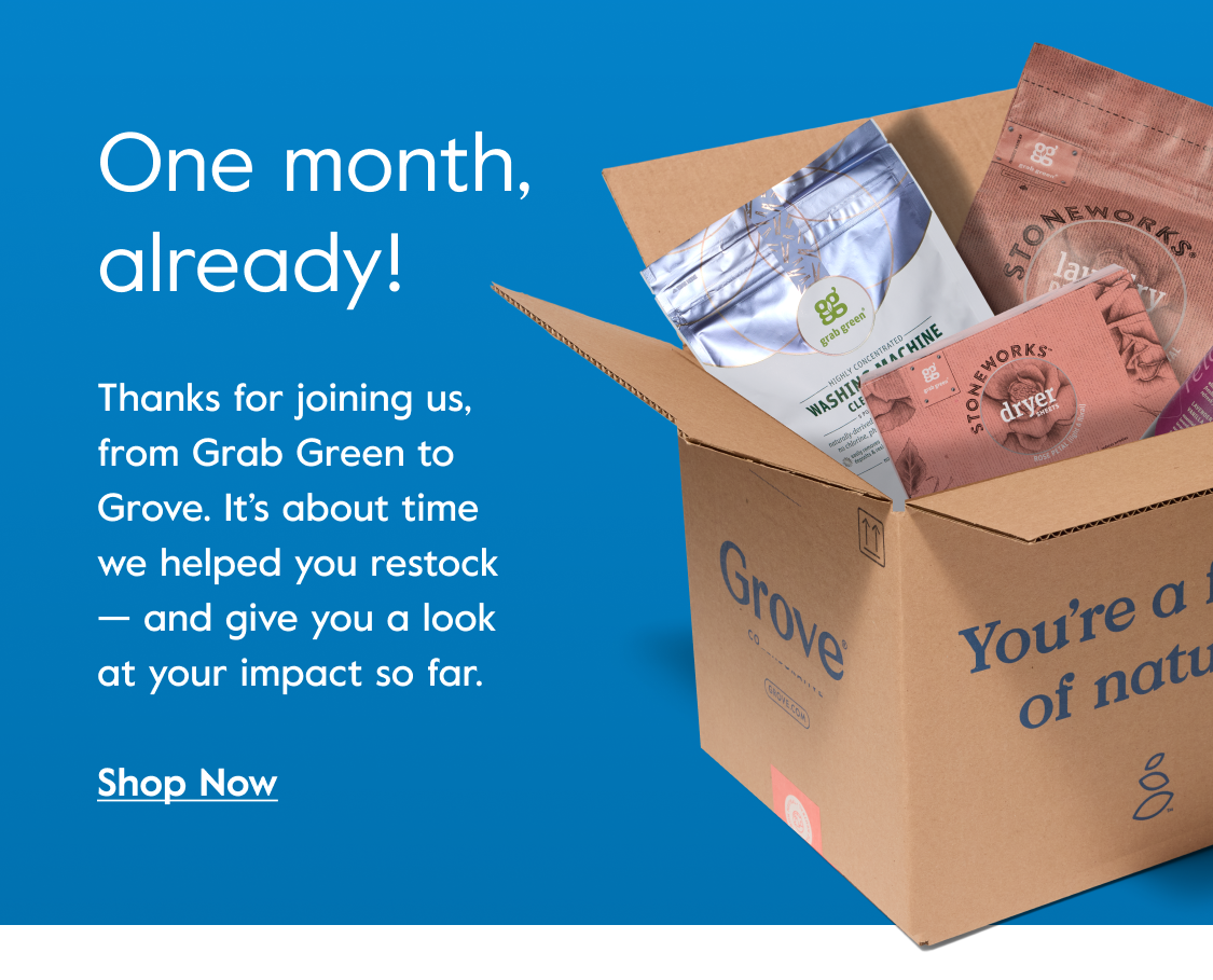 One month, already! - Shop Now