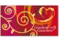 Gutscheinkarte Geschenkgutscheine geschenkgutscheine.com bestellen Klappkarten pos-hauer U205 Muttertag Muttertagsgutschein 14. Februar Valentinstag