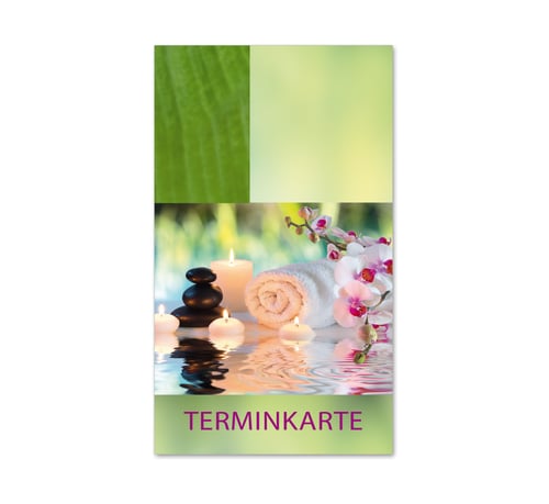 Terminkarte Terminkarten Terminverlust Terminblock Terminblöcke Terminzettel KS786 Massage Kosmetik Massagepraxis Massagegutschein Wellness Spa Kosmetikinstitut Naturheilkunde Physiotherapie