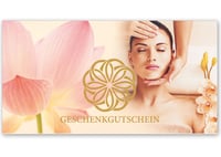 Gutscheinkarte Geschenkgutscheine geschenkgutscheine.com bestellen Klappkarten pos-hauer KS274 Kosmetikstudio Kosmetiksalon Kosmetik Kosmetiker Kosmetikgutschein